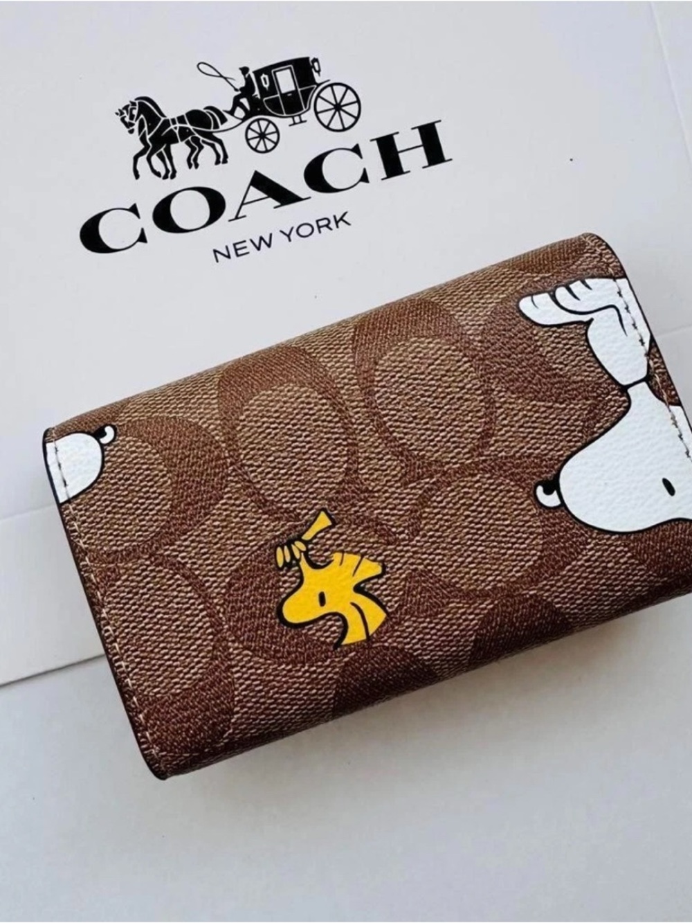 COACH &PENUTS KEY CASE SNOOPY SMARTKEY - Picture 2 of 5